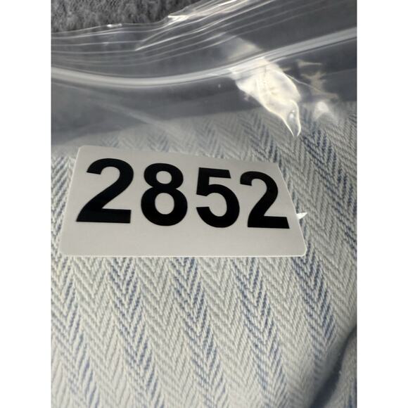 Faherty Topsail Overalls Railroad Stripes Blue White Jumpsuit Size Small - Picture 12 of 12